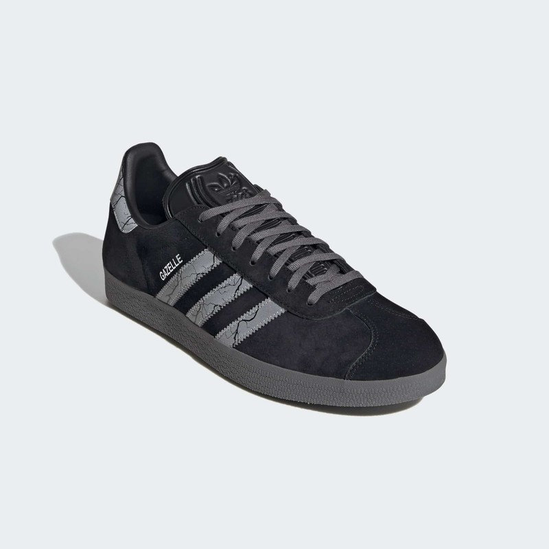 Black and grey adidas gazelle outlet